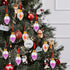 FOIMAS 12 Pack Booze Bulb Booze Christmas Balls,Fillable Light Ball Tree Hanging Ornaments Clear Plastic Pendant Ball