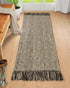 Collive Kitchen Runner Rug, 2x4.3 Hand-Woven Reversible Washable Rug for Entryway, Cotton Boho Decor