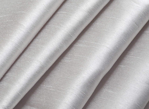 Aiking Home Solid Faux Silk Window Valance, Silver, Size 56''x16''