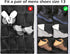 Closet 12 16, KIMBORA Boots Hanging Shoe Organizer for Extra Large Mesh Pockets Over The Door Shoe Rack for Men Shoes