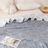 J-pinno 100% 6 70" 82") Kitty Cat in Grid Muslin Blanket Cotton Layer Quilt Bed Blanket Soft Warm Throw Sofa Couch Kids