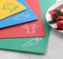 New Star Foodservice Flexible Cutting Board, 12-Inch by 15-Inch, Set of 5 Assorted Colors