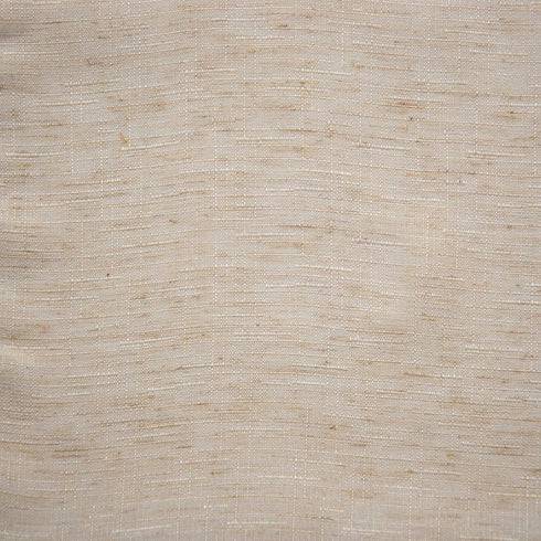No. 918 Amalfi Linen Blend Textured Semi-Sheer Curtain Panel - 54" x 84", Ivory, Rod Pocket Design