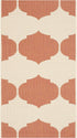 SAFAVIEH Courtyard Collection Accent Rug - 2' x 3'7", Beige & Terracotta Non-Shedding & Easy Care