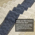 36 Inches, yuboo Blue and White Table Runner Small Coastal Nautical Dresser Scarf, Farmhouse Coffee Table Runner