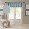 Elrene Home Fashions Mia Jacquard Scroll Blackout Valance, 52" x 19" (1 Valance), Blue