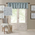 Elrene Home Fashions Mia Jacquard Scroll Blackout Valance, 52" x 19" (1 Valance), Blue