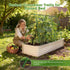 47.2x47.2 X21.6) Cucumber Trellis for Raised Bed,U-Shape Garden Trellis for Climbing Plants Outdoor, Metal Arch