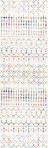 2x6 nuLOOM Moroccan Blythe Area Rug, Light Multicolor, Faded Bohemian Design, Stain Resistant, For Bedroom, Dining