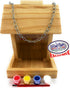 9" 4 1 Mtty's Toy Stop Paint Your Own Deluxe Large Wooden Bird Feeder (Includes Paints & Brush)