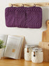 DII Heat Resistant Quilted Cotton Pot Holder Set, 7x9, Eggplant, 3 Count, Space for Personalization