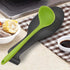 LIANYU Black Stainless Steel Spoon Rest Set of 2, Spatula Ladle Utensil Holder for Kitchen Counter, Dishwasher Safe.