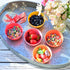 Youngever 9 Pack 10 Ounce Plastic Bowls, Kids Plastic Bowls Set of 9 in Peach Colors