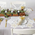 DII Embroidered Holiday Table Décor Collection, Christmas Kitchen Snowflakes Placemat Set, 4 Piece