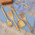 Wooden Cooking Utensils Set, 10 Pack Wooden Spoons and Spatula for Kitchen