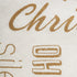 DII Gold Holiday Collage Christmas Table Runner, 14x72, Metallic Fabric Kitchen Décor