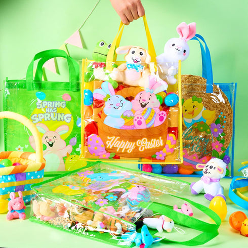 6 13" 13" 4" 6 13" 13" 4", JOYIN Pcs Easter Party Favor Supplies Gift Bags For Kids, x x Big Size Non Woven Goodie