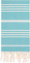 Cacala Turkish Hand Loomed Towels, 100% Cotton Sultan Series, 37" x 70" for Shower, Spa, Pool, Gym, Yoga