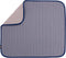 S&T INC. Dish Drying Mat, Highly Absorbent Microfiber Kitchen Counter Mat, Large 16" x 18" for Dishes and Utensils