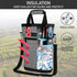 OPUX Insulated Leakproof Two Bottle Wine Bag Carrier - Portable Wine Case for Travel, Heather Grey