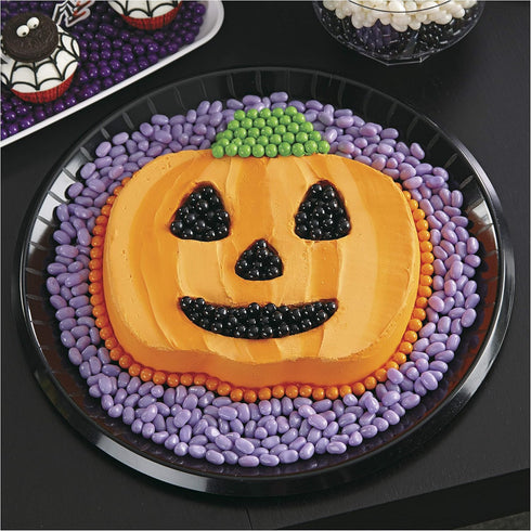 Wilton Jack-O-Lantern Fluted Cake Pan for Halloween Baking.