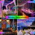 200FT 600LED 8 Christmas Lights Plug in,Outdoor Indoor Fairy Lights with Timer and Modes,Christmas Tree Lights
