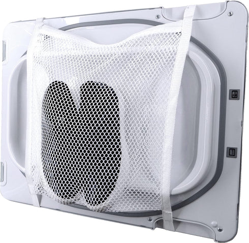 S&T INC. Sneaker Dryer Bag, Dryer Door Shoe Net with Elastic Straps,