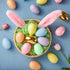 48 3.15" 2 JOYIN PCS Pastel Easter Eggs + Golden Eggs, Empty Easter Eggs Fillable, Colorful Plastic Eggs Bulks