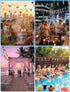8.5Ft 10 Summer Multicolor Cocktail String Lights, Cocktail Plug in Outdoor Party Lights with LED Multicolor Cocktail
