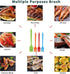4PCS Silicone Basting Pastry Brush, MONGSEW Heat Resistant Food Brush for BBQ, Baking, Kitchen Cooking