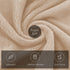 Hemming Set 2 2 2 6 TENSTARS Luxury Silk Towel - Light Thin Quick Drying - Bath Towels Hand Towels Washcloths - Ultra