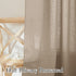 95 inches, 52" 2 RYB HOME Khaki Linen Curtains Rod Pocket & Back Tab Linen Blend Boho Elegant Light Filtering Stain