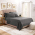 Empyrean Bedding Pillow Case Set of 2, Standard Size, Soft Microfiber, Dark Grey