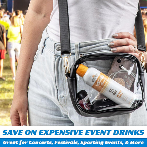 Flask(16 oz GoPong Aluminum Spray Bottle Sunscreen Total) - Hidden Alcohol Travel Flasks Secret Liquor Containers