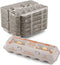 MT Products Printed Natural Pulp Egg Cartons 1 Dozen - Disposable Egg