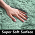 Sage Rug Collection - 3 x 5' Non-Slip Plush Rug, 1.4" Height Pile Rubber Backing for Bedroom