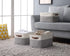 DECOMOMO Storage Bins - Fabric Storage Baskets for Organizing Closet Shelf, Large Linen Bins with Handles, 3 Pack