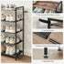 5 Closet 20-25 4 SONGMICS Shoe Rack, Tier Shoe Storage Organizer, Large Shoe Rack Shelf for Entryway, Sturdy Shoe Stand