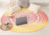 Popular Handicrafts Round Tapestry with Tassel - Hippie Mandala Bohemian Wall Hanging, 70 Inches, Green