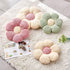 14.9" Kcvvcr Flower Throw Pillow, Soft White Shaped Floor Pillow for Home Decor, Cute Aesthetic Plush Decorative