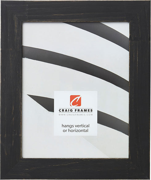 Craig Frames Jasper Picture Frame, 18 x 24 Inch, Charcoal Black Country