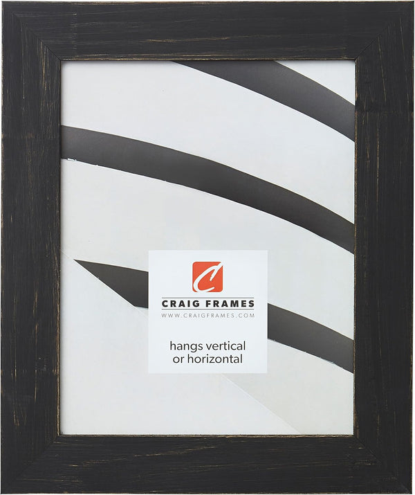 Craig Frames Jasper Picture Frame, 18 x 24 Inch, Charcoal Black Country