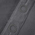 River Dream Heavyweight Dotted Waffle Weave Shower Curtain with Snap in Liner, 54W x 80H, Gray