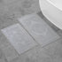 Jean Pierre New York Cotton StoneWash Medallion 2-Piece Bath Rug Set, Gray 17x24/20x32 in.