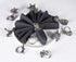 ALPHA Living HOME Silver Napkin Rings - 12-Piece Set of Premium 100% Metal, Antique Coastal Sea Shell Tabletop D cor