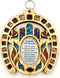 Horseshoe Symbol Hand Fatima Wood Wall Hanging Plaque, Hamsa Home Blessing Gift
