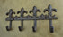 Lulu Decor Cast Iron Fleur De Lis Key Hook, Antique Brown, Decorative Wall Mount
