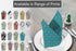 RUVANTI Set of 6 Cloth Napkins, 100% Cotton, 18x18 Inches, Washable, Soft, Absorbent for Parties, Christmas, Weddings