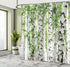 Ambesonne Woodland Shower Curtain, Birch Trees in The Forest, 69" W x 70" L, Cloth Fabric Bathroom Decor