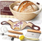 Superbaking Sourdough Starter Kit, 9" Round Banneton Bread Proofing Basket Set, Sourdough